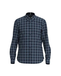 Мужская рубашка в клетку BOSS by Hugo Boss 1159836447 (Синий XL)