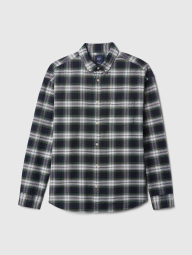 Мужская рубашка GAP в клетку 1159837093 (Зеленый M)