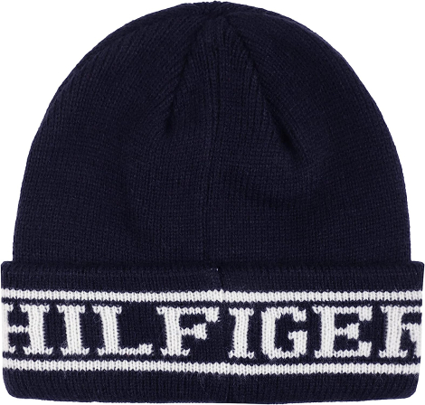 Вязаная шапка - бини Tommy Hilfiger 1159784551 (Синий, One size)