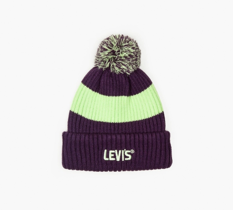 Яскрава тепла шапка Levi's 1159804631 (Різнокольоровий, One size)
