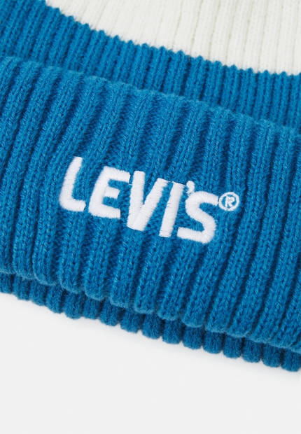 В'язана тепла шапка Levi's з логотипом 1159814084 (Блакитний, One size)