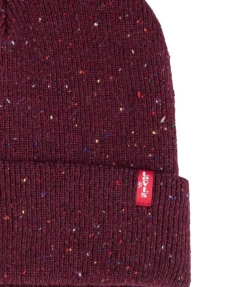 В'язана шапка Levi's з логотипом 1159820824 (Бордовий One size)