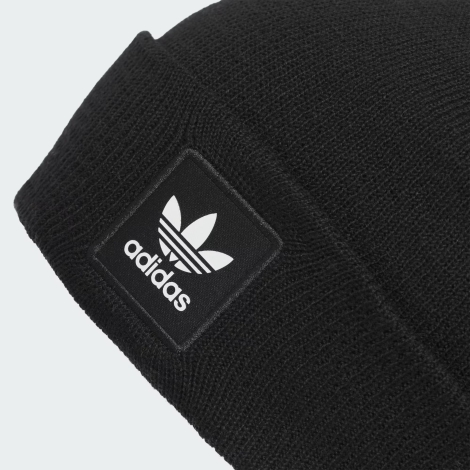 Вязаная шапка-бини Adidas с логотипом 1159821982 (Черный One size)