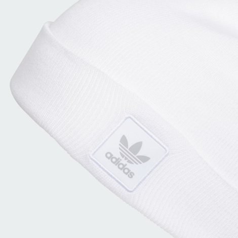 Вязаная шапка-бини Adidas с логотипом 1159822876 (Белый One size)