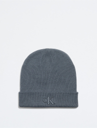 Мужская шапка-бини Calvin Klein с логотипом 1159774375 (Синий, One size)