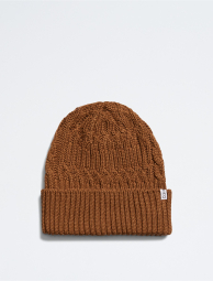 Вязаная шапка-бини Calvin Klein 1159775322 (Коричневый, One size)