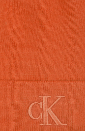 Вязаная шапка Calvin Klein 1159785993 (Оранжевый, One size)