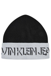 Стильная шапка Calvin Klein с логотипом 1159795032 (Черный, One size)
