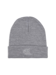 Мужская шапка-бини Calvin Klein с логотипом 1159798121 (Серый, One size)