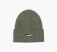 Теплая вязаная шапка Levi's с логотипом 1159800305 (Зеленый, One size)