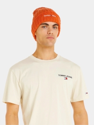 Шапка-біні Tommy Hilfiger з логотипом Tommy Jeans 1159802207 (Помаранчевий, One size)