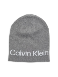 Стильная шапка Calvin Klein с логотипом 1159805902 (Серый, One size)