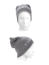 Стильна шапка Calvin Klein із логотипом 1159805902 (Сірий, One size)