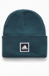 Вязаная шапка-бини Adidas с логотипом 1159811199 (Синий, One size)