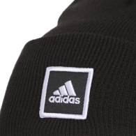 Вязаная шапка-бини Adidas с логотипом 1159811208 (Черный, One size)