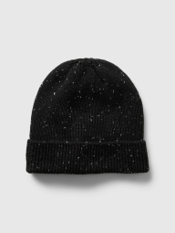 Вязаная шапка бини GAP 1159837110 (Черный One size)
