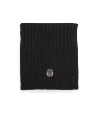 Вязаный шарф Guess с логотипом 1159791505 (Черный, One size)