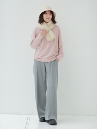 Утеплений шарф Uniqlo, що складається, з підкладкою 1159829927 (Молочний One size)