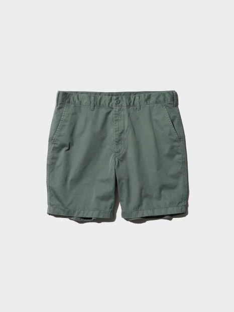 Мужские легкие шорты UNIQLO Chino Shorts 1159820360 (Зеленый 3XL)