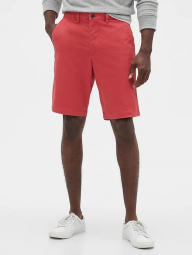Классические мужские шорты GAP art744388 (Красный, размер 30W)