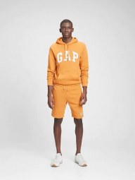 Флисовые мужские шорты GAP 1159758518 (Оранжевый, XS)