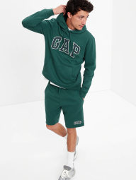 Флисовые мужские шорты GAP с логотипом 1159766731 (Зеленый, M)