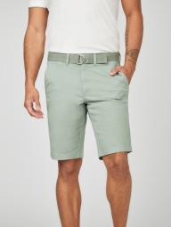 Мужские эластичные шорты GUESS с ремнем 1159783306 (Зеленый, 38)