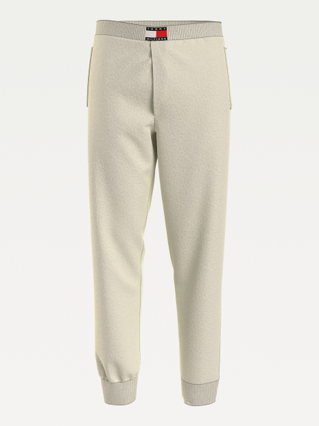 Чоловічі теплі штани Tommy Hilfiger хутряні джогери на флісі з логотипом