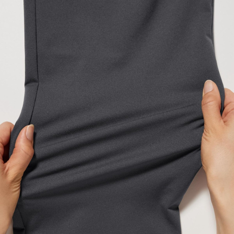 Эластичные брюки UNIQLO штаны 1159780104 (Серый, M)