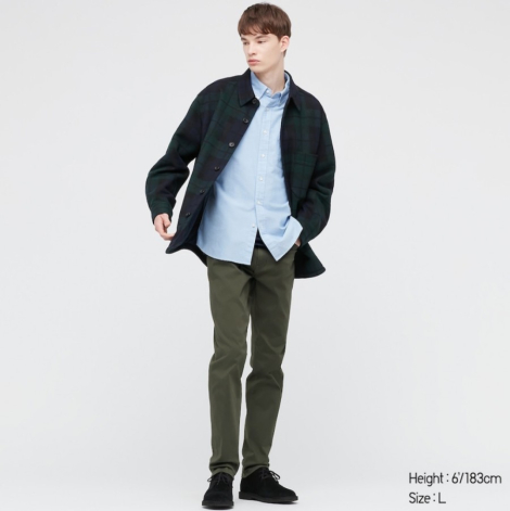 Мужские брюки UNIQLO штаны 1159782250 (Зеленый, XXL)