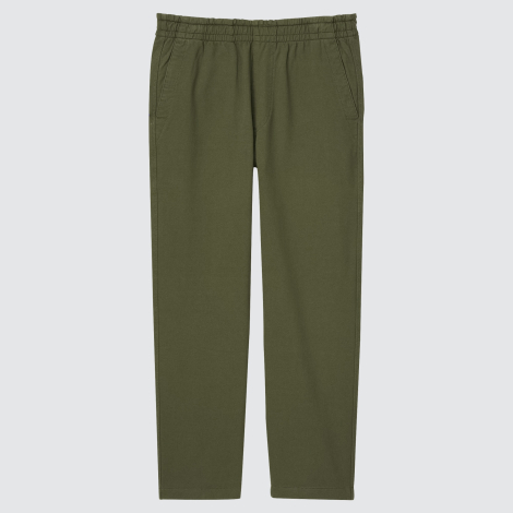 Стильные штаны UNIQLO 1159785614 (Зеленый, M)