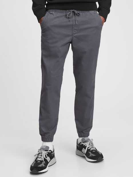 Мужские джоггеры GAP штаны на завязках 1159798365 (Серый, L)