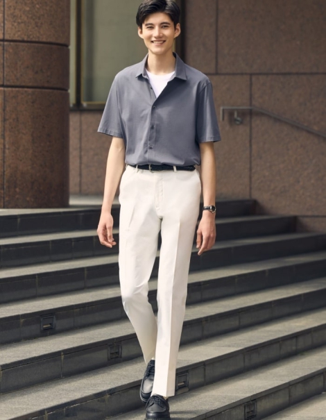 Стильні штани з технологією AirSense UNIQLO штани 1159798825 (Білий, 35W 34L)