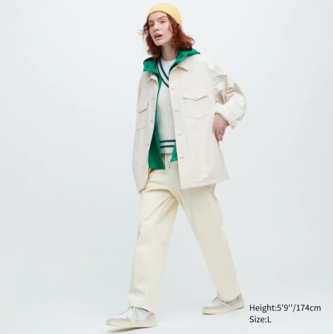 Стильні штани UNIQLO 1159799908 (Білий, S)