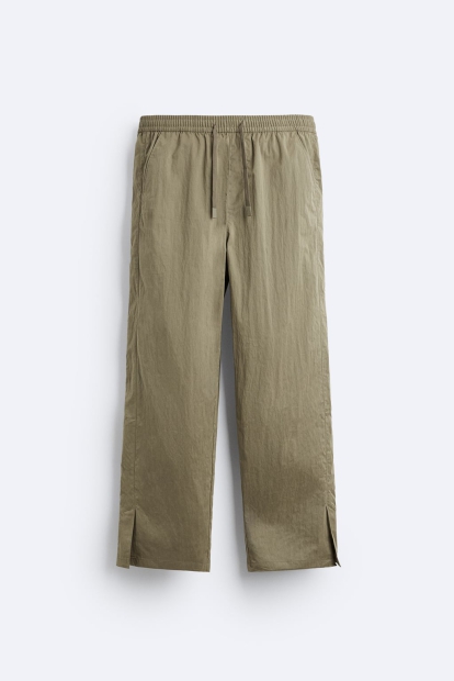 Мужские штаны ZARA 1159800122 (Зеленый, L)