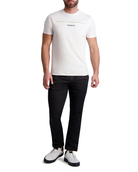 Чоловічі штани Karl Lagerfeld еластичні штани 1159804426 (Чорний, 34)