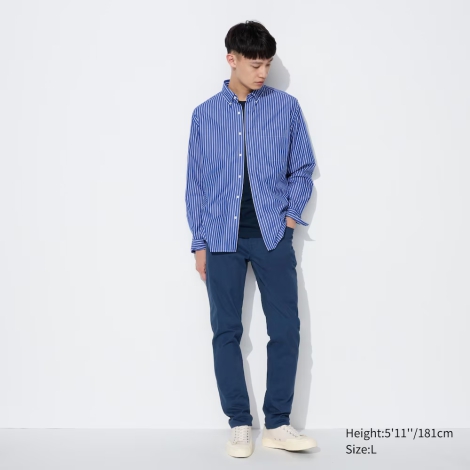 Ультраэластичные джинсы скинни UNIQLO штаны 1159807630 (Синий, S)