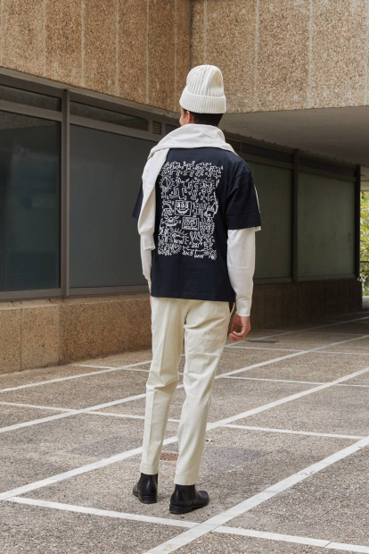 Вельветові штани UNIQLO штани 1159832470 (Молочний S)
