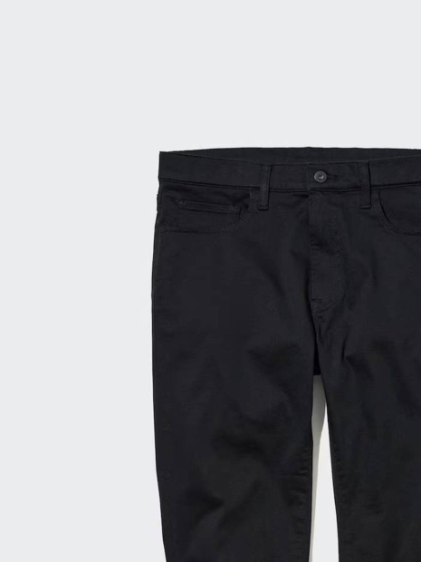 Стильные эластичные штаны UNIQLO 1159832585 (Черный L)