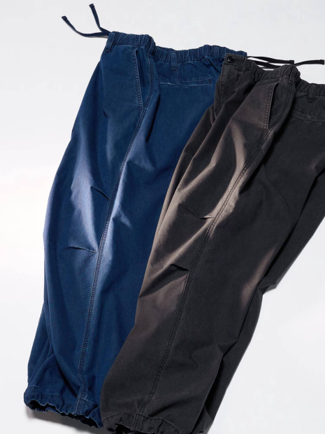 Широкие джинсовые штаны-парашюты UNIQLO 1159833009 (Серый M)