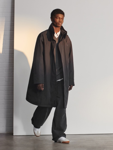 Широкие джинсовые штаны-парашюты UNIQLO 1159833009 (Серый M)