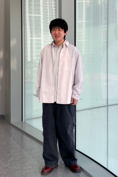 Широкие джинсовые штаны-парашюты UNIQLO 1159833009 (Серый M)