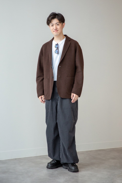 Широкие джинсовые штаны-парашюты UNIQLO 1159833009 (Серый M)