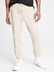 Мужские брюки джоггеры GAP легкие штаны art624873 (Светло-бежевый, размер XL)