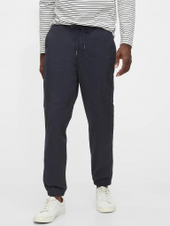 Мужские брюки джоггеры GAP легкие штаны art934377 (Синий, размер L)