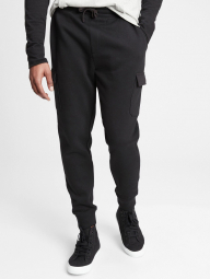 Мужские брюки джоггеры GAP спортивные штаны art792646 (Черный, размер S)