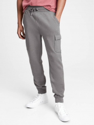 Мужские брюки джоггеры GAP спортивные штаны art559657 (Серый, размер XL)