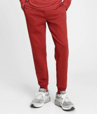 Мужские брюки джоггеры GAP спортивные штаны art870380 (Красный, размер S)