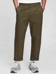 Мужские брюки GAP свободного кроя 1159765066 (Зеленый, S)