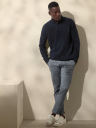 Мужские узкие брюки чинос BANANA REPUBLIC эластичные штаны 1159767124 (Серый, 32W36L)